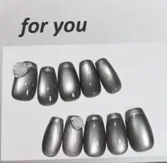 ミラーフレンチ マグネット シルバー ワンホン 韓国 シンプル 大人可愛い