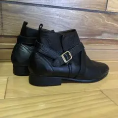 本革　ショートブーツ