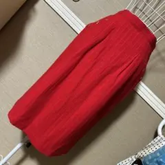 レトロ古着 80's 星のスタッズ？付き★ 赤いスカート ヴィンテージ 古着