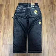 snoopdogg (スヌープドッグ) バギー デニム 光沢 ブラック w38