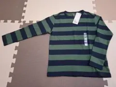 ★タグ付き新品★ユニクロ ボーダークルーネックT 130cm