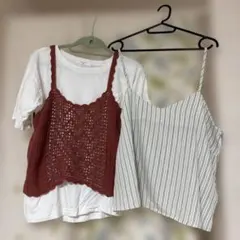 値下げキャミT セット3点