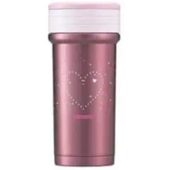 象印水筒 350ml 新品 未使用 保温 保冷 ハート柄パールホワイトのサムネイル