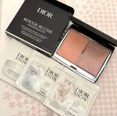 ディオールスキンルージュブラッシュ グロウ フェイスパウダー287チークsnow