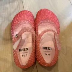 BREEZE ピンク サンダル 14.0