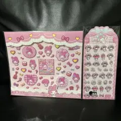 サンリオキャラクター　ボンボンドロップシール　ぷくぷくシール　正規品