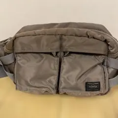 PORTER タンカー 2WAYウエストバッグ 美品 シルバーグレー