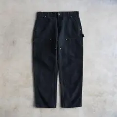 00s カーハート ダブルニーペインター 黒ブラックW34 L30 USA製