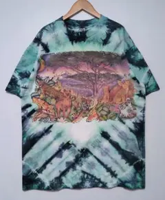 Tシャツ 猫 タイダイ染め ヴィンテージ - メルカリ