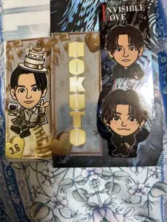 ステッカー BIRTHDAY 誕生日 千社札 吉野北人 2点セット