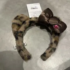 新品　ユニバーサル　キティー　カチューシャ　ヒョウ柄