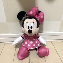 お顔厳選‎ෆ˚* ミニーの日 ぬいぐるみ 水玉 ピンク　ディズニー ミニー