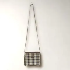 Aquascutum チェック柄ショルダーバッグ