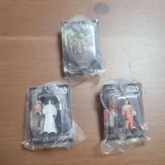 スターウォーズ　ブリスターチャームコレクション　ヨーダ　ルーク　レイア