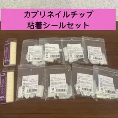 capri カプリ　ネイルチップ ナチュラル 8袋セット　ネイル検定のサムネイル