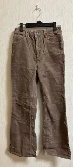 GU　コーデュロイ　フレアパンツ　M