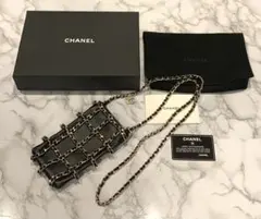 CHANEL シャネル ラムスキン　 チェーン　ショルダーフォンケースのサムネイル