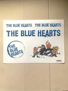 THE BLUE HEARTS ブルーハーツ ノベルティイラストロゴステッカー