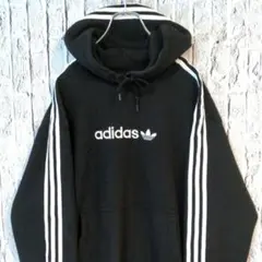 アディダスオリジナルス SPRT コンフォート パーカー トレフォイル刺繍 L