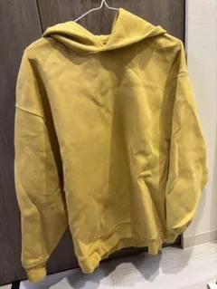 ZARA イエローフード付きパーカー Mサイズ