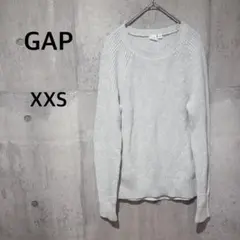 GAP✳︎長袖ニット セーター　レディース　グレー　秋冬用　大きめ　XXS