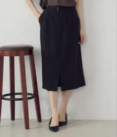 COMME CA MODELS ポリエステルドライツイル　タイトスカート