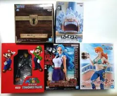 ワンピースなどフィギュア5個+1個セット