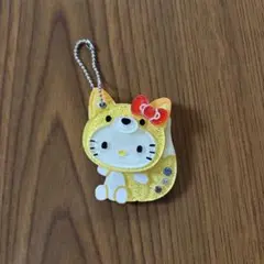 ハローキティ 北海道キタキツネアクリルミラーキーホルダー