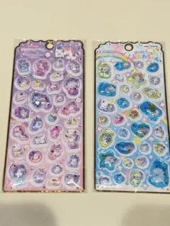 メロウアクアリウム ウォーターシール ユニコーンロゼット＆あわわちゃんセット