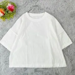 MUJI 無印良品 オーバーサイズ 半袖Tシャツ M〜L ホワイト