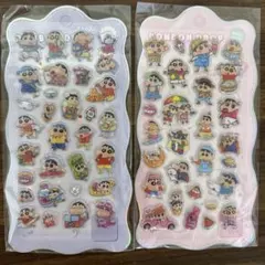 クレヨンしんちゃん　ボンボンドロップ　ぷっくりシール　セット