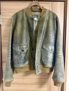 【RRL】ラルフローレンレザージャケットMA-1型 サイズL/G 国内正規品のサムネイル