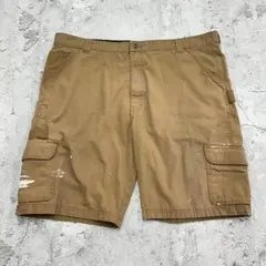ウ*フ様 GENUINE Dickies　ワークハーフパンツ　古着　ライトブラウ