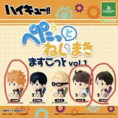 ハイキュー!! ぺたっとねじまきますこっと　及川　日向　牛島