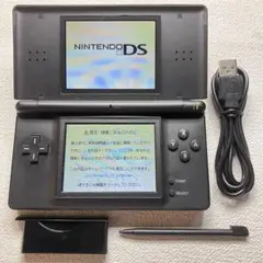 mk【清掃&動作確認済】Nintendo DS Lite ジェットブラック本体