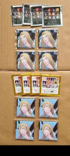 【未使用】うたプリ メタモルフォーゼ スクエア缶バッジ カミュ8個