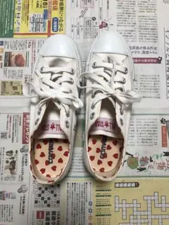 コンバース 白スニーカー