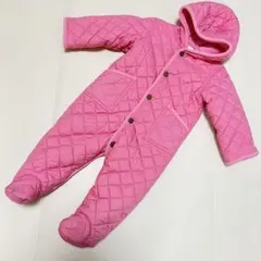 Ralph Lauren ピンク キルティングロンパース 80cm