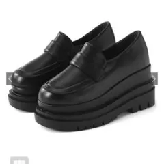 【GRL】レザー厚底ローファー ci488 23cm