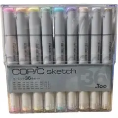 新品未開封　コピックスケッチ ベーシック　36色セットのサムネイル