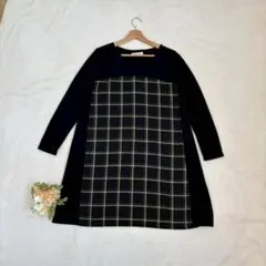 ［Bou Jeloud］チュニック(F)/ワンピース モノトーン シンプル