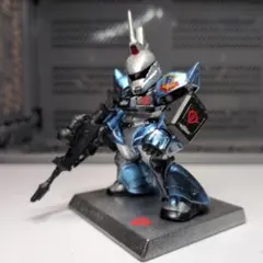 ガンダムコンバージ 黒い三連星　専用ゲルググ　ゲルググキャノン リペイント ガンダムコンバージ 黒い三連星専用 ゲルググキャノン リペイント改造
