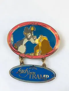 ディズニー ピンバッジ ボーン型 わんわん物語 トランプ - メルカリ