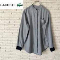 【AKARI 様専用】LACOSTE バンドカラーシャツ　千鳥柄　チェック