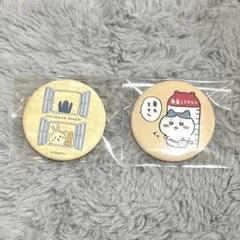 ちいかわベーカリー トレーディングマット缶バッジ うさぎ ハチワレ