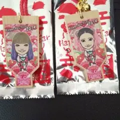 YURINO羽子板 須田アンナ羽子板ストラップセット