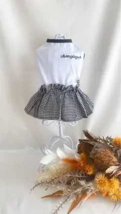 フリル付き犬服 Sサイズ