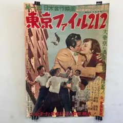 映画ポスター 東京ファイル212 東映 当時物 B2サイズ R8SD410 - メルカリ
