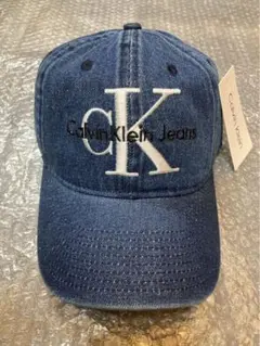 Calvin Klein Jeans デニム刺繍男女用キャップフリーサイズ