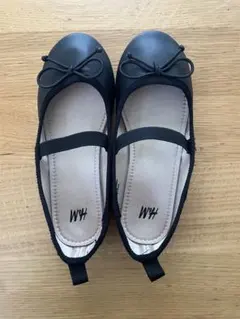 H&M ブラック バレエシューズ 17cm